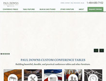 Tablet Screenshot of custom-conference-tables.com